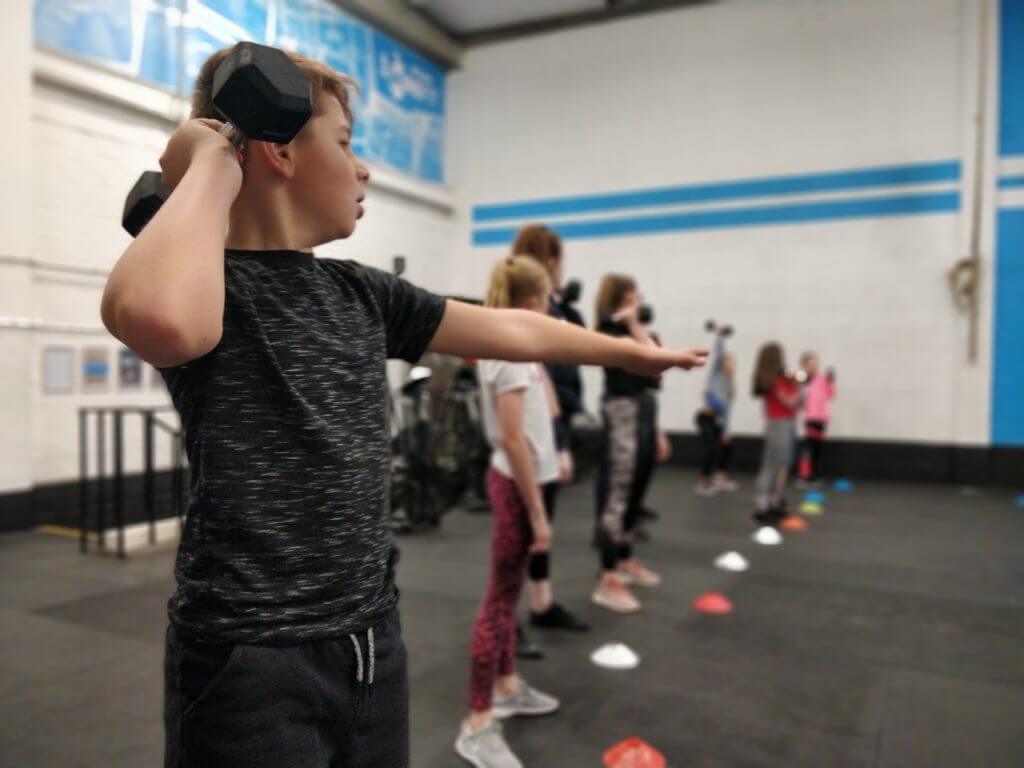 Junior member on the pull-up bar